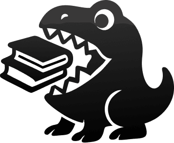 Book Snapper Dinosaur